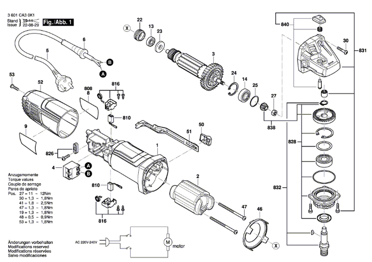  GWS 700 BOSCH 3601CA30D1 127 V