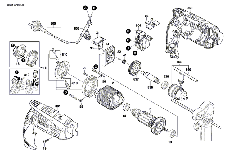 MOD. 3601AA02E0 220V