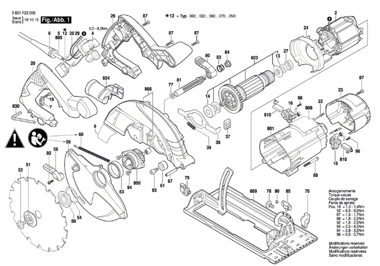 Mod. 3601F230E0 220V