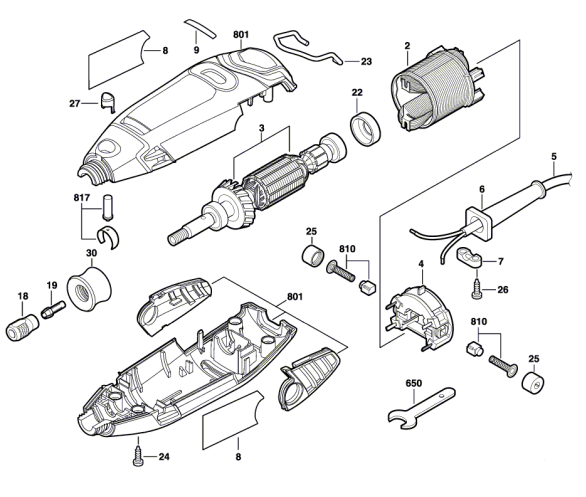 Micro Retífica DREMEL 3000 127v F0133000GA
