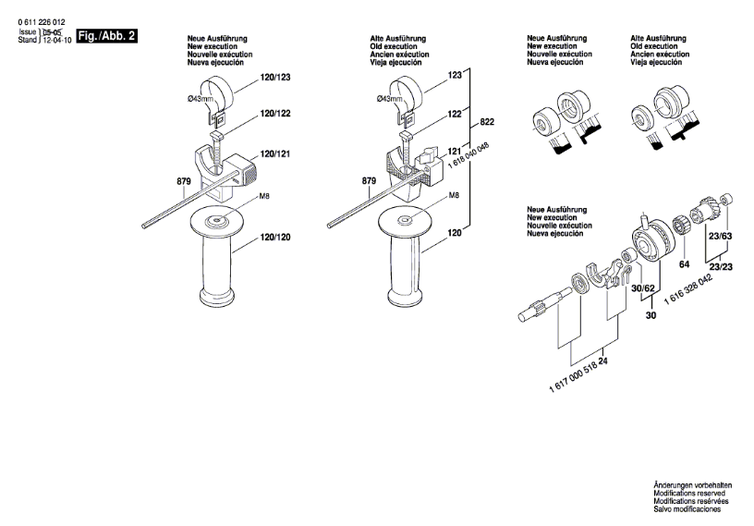 Martelete GBH 2-24 DSE 127 V BOSCH 0611228612
