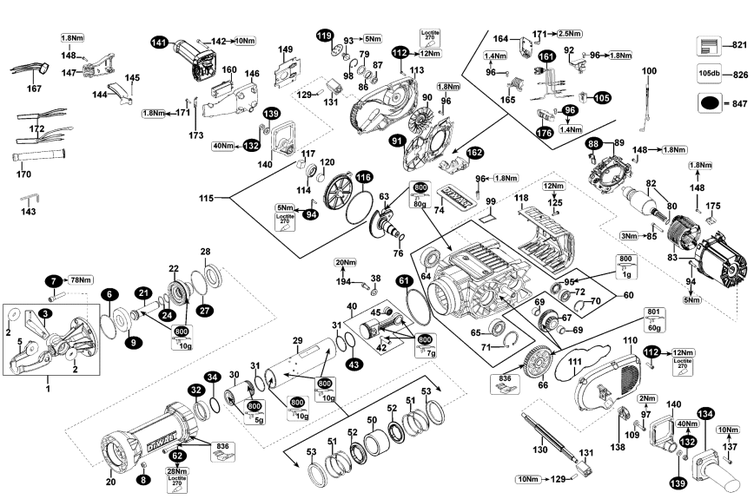 Demolidor DEWALT D25980B2 TIPO 2
