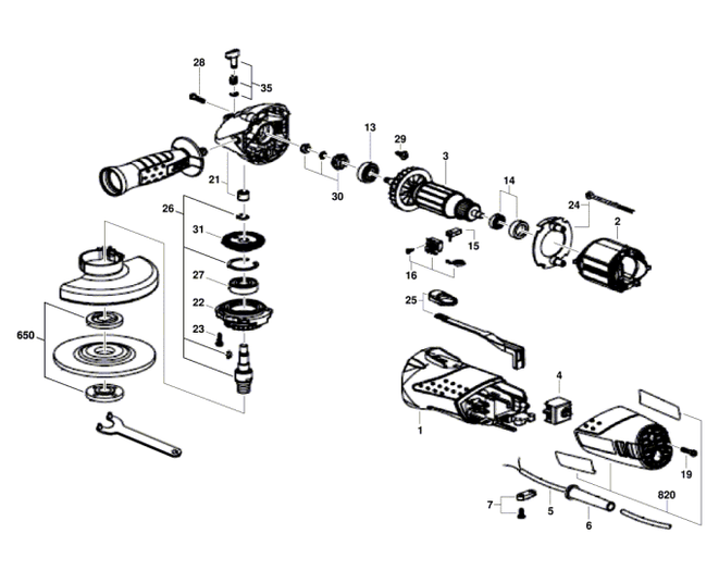 Esmerilhadeira SKIL 650W 127v F0129002AD