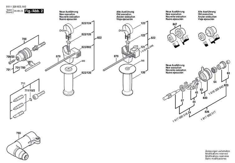 Martelete GBH 2-24 DSE 220 V BOSCH 0611228614