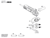 GWS 9-125 BOSCH 3601C960D2 127 V