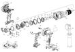 Parafusadeira/Furadeira DEWALT  DCD985-B2 TIPO 1