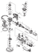 Lixadeira Rotorbital 150mm 220V MAKITA BO6050J2	