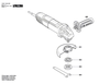  GWS 700 BOSCH 3601CA30D1 127 V