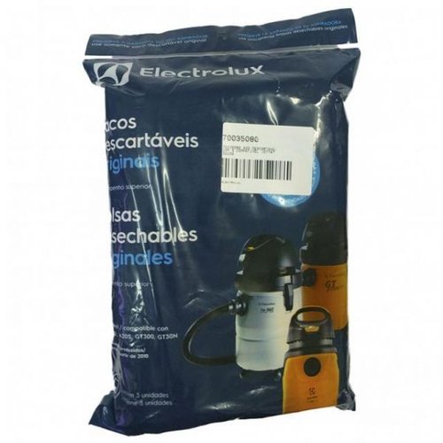 3Un Saco Descartável Aspirador De Pó A20 / Gt200 / 300 / A20 / A20S / Gt2000 / 3000 / 2000 Cse20 Electrolux 70035080