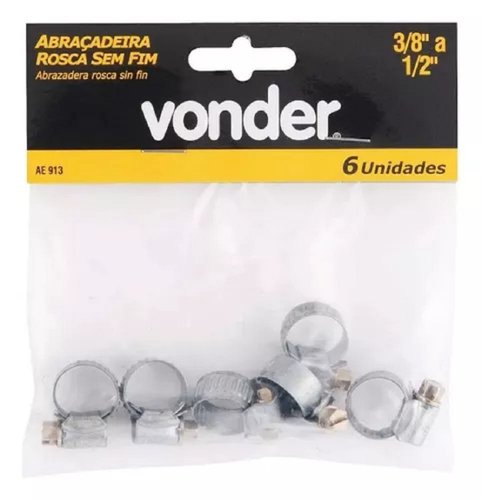 Abraçadeiras Rosca Ae 913-3/8 A 1/2 Vonder 2913400913