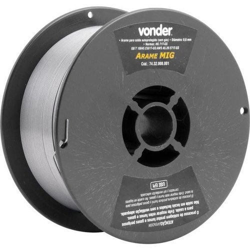 Arame Mig De 0,8Mm Sem Gas Vonder 7432008001