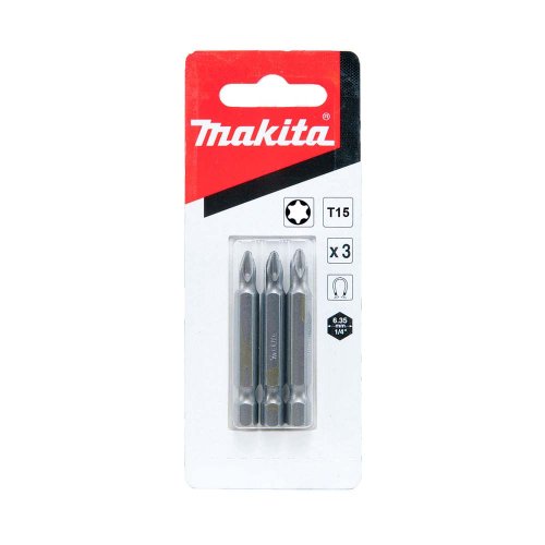 Bits Torx T-15 50Mm Com 3 Peças Makita B25389