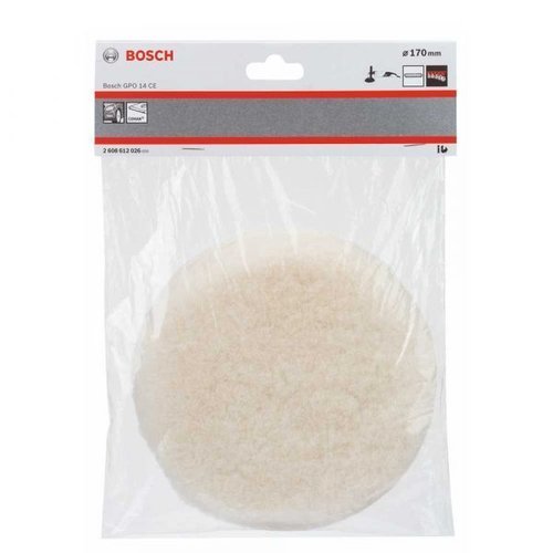 Boné De Pele Para Polido Autoaderente 170Mm 1 Peça- Bosch 2608612026