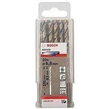 Broca Aço Rápido Para Metal Com Liga De Cobalto Hss-Co 6,5Mm X 63Mm X 101Mm - Bosch  2608585890