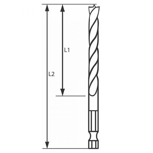 Broca Aço Rápido Para Metal Hss-G 1,5Mm - Bosch  2608595050