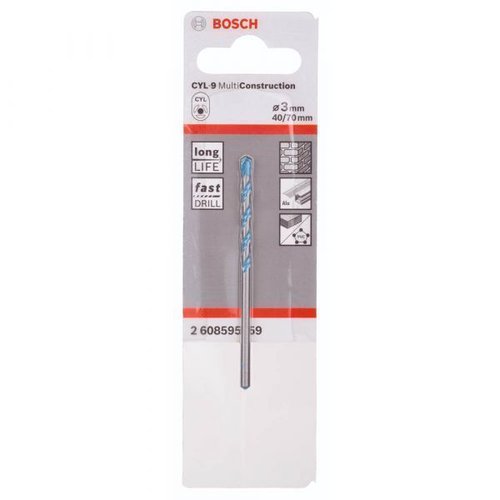 Broca Cyl-9 Multiconstruction 3 X 40 X 70 Mm - Bosch  2608595359