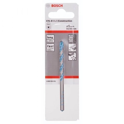 Broca Cyl-9 Multiconstruction 5 X 50 X 85 Mm - Bosch  2608596051
