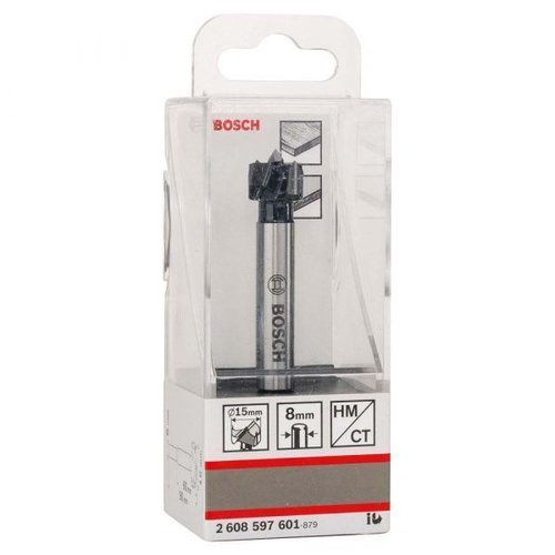Broca De Vídea Para Dobradiça 15Mm X 8,0Mm - Bosch  2608597601