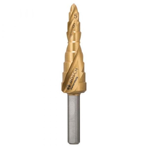 Broca Escalonada Hss-tin 4mm A 12mm - Bosch 2608597525