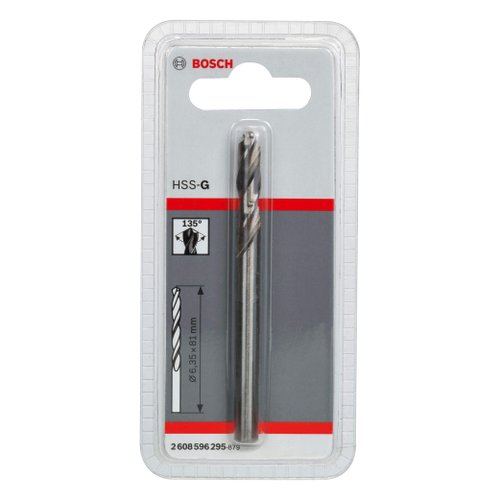 Broca Guia Hss-G Para Metal 6,35Mm X 102Mm Bosch 2608596119