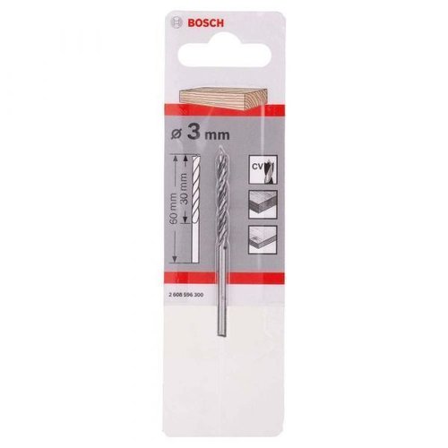 Broca Para Madeira 3 Pontas 3,0Mm - Bosch  2608596300