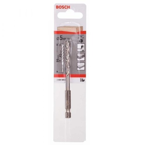 Broca Para Madeira Hexagonal Para Madeira  5Mm X  52Mm  X  99Mm - Bosch 2608595521