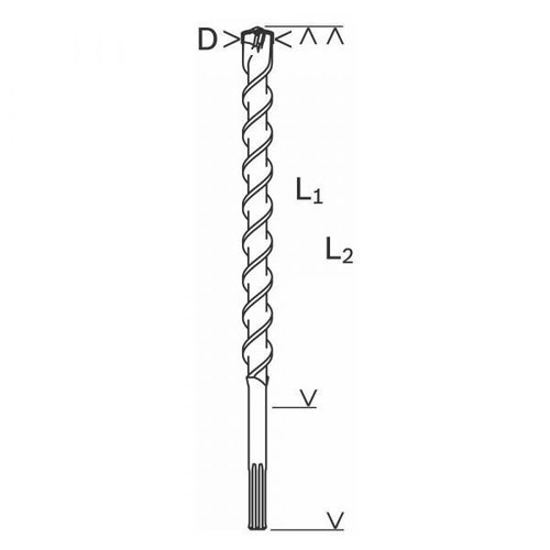 Broca Sds-max-7 32mm X 400mm X 520mm Bosch 2608586792