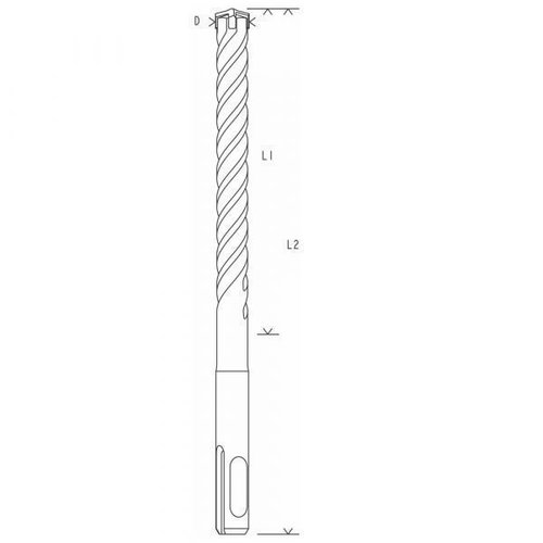 Broca Sds Plus-5X 8 X 150 X 210 Mm Com 1 Unidade- Bosch 2608833790