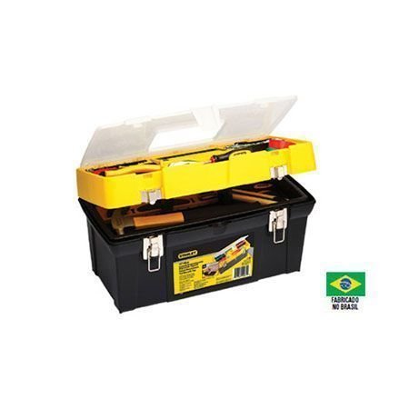 Caixa De Ferramentas 19" Com Tampa Organizadora Stanley 19061