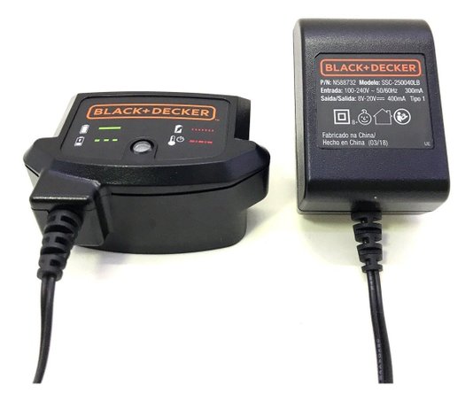 Carregador Bivolt Para Parafusadeira 3/8 Black Decker N588732