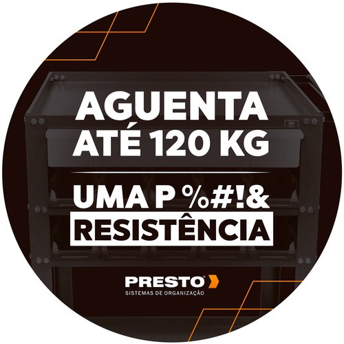 Carro Para Ferramentas Com 1 Gaveta Presto 91027
