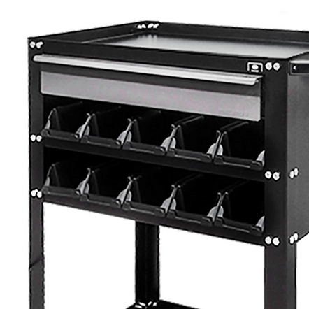 Carro Para Ferramentas Com Gavetas Plásticas Dark Presto 91028