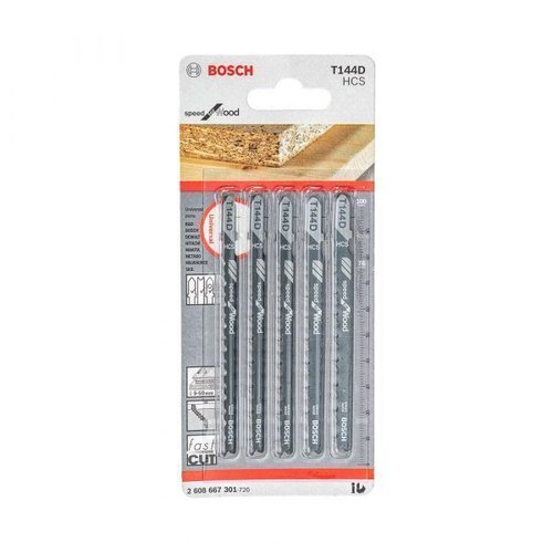 Lâminas De Serra Tico Tico T144D Com 5 Unidades - Bosch  2608667301