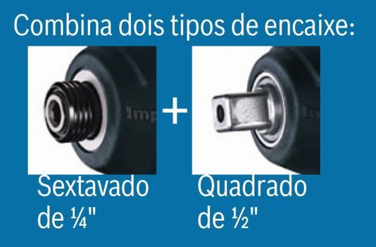 Chave De Impacto À Bateria Gdx 180-Li Com 2 Baterias, 1 Carregador E Maleta - Bosch  06019G52E0
