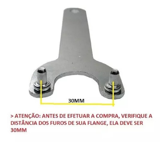 Chave 2 Pinos 30Mm P/ Lixadeira 4 Skil Stanley Makita Etc