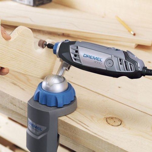 Combo Pague Menos Dremel Micro Retífica 3000 N/10 + Suporte Vertical Multi Estação 220 + Jogo Brocas De Titânio 631