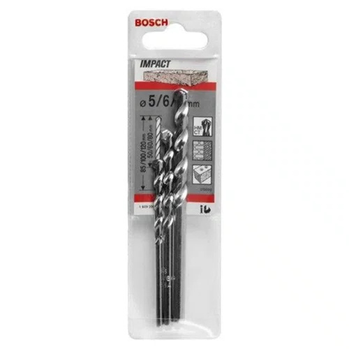 Combo Furadeira de Impacto Bosch GSB 16 RE 850W 220V  + Maleta Metálica Fercar + Jogo 3 Brocas Pedra e Concreto Bosch CYL-1 (5,6,8)