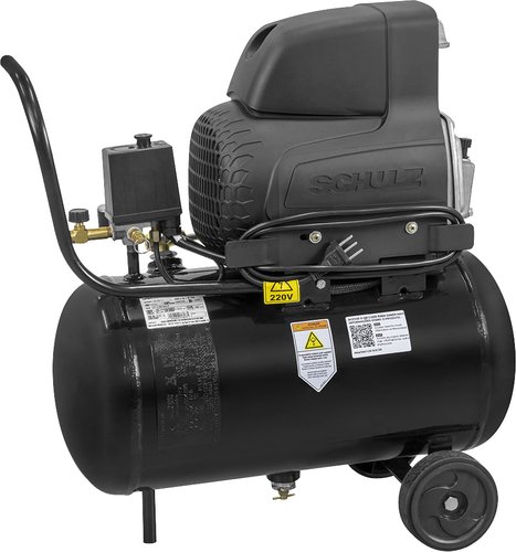 Compressor De Ar 8.6 Pés 25L 2Hp 120Psi Monofásico 220V Schulz 91504220