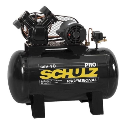 Compressor De Ar De Pistão 2Hp Csv10 Pro 100L Com Motor Mo Schulz 92177410
