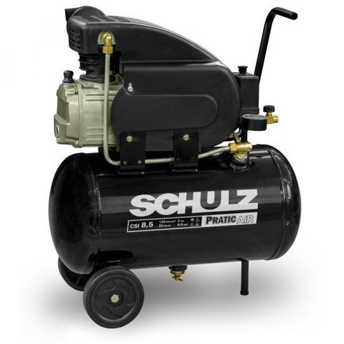 Compressor De Ar Schulz Csa8,5/25 Monofásico 2Cv Pratic Air 230V 91503940