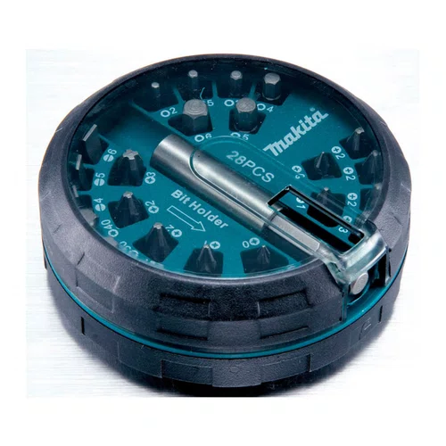 Jogo de Bits com Adaptador e Estojo 28 Peças Makita B-28911