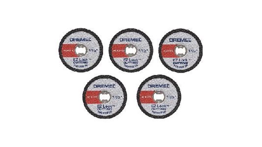 Disco De Corte Ez476 Para Plástico Ez Lock Kit 5 Peças Dremel 2615E476Ae