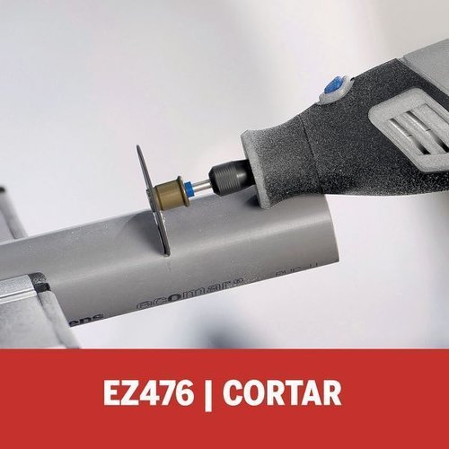 Disco De Corte Ez476 Para Plástico Ez Lock Kit 5 Peças Dremel 2615E476Ae