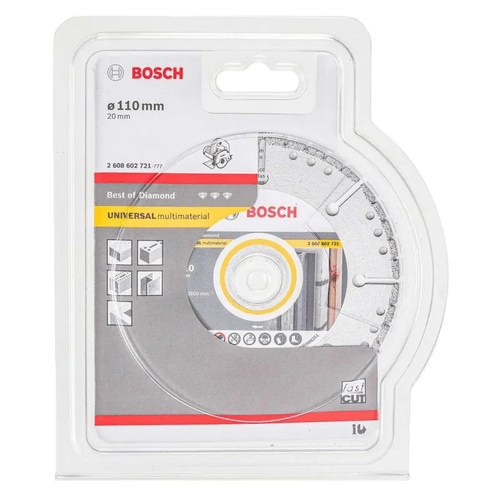 Disco De Corte Diamantado Para Concreto 110X20Mm 2608602723 Bosch
