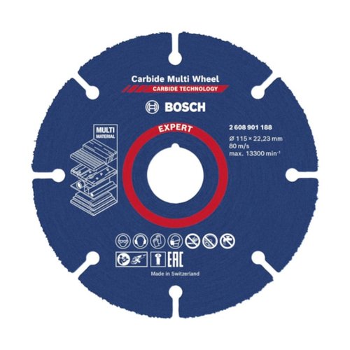 Disco De Corte Expert Multimaterial 115 X 22,23Mm Bosch 2608901188