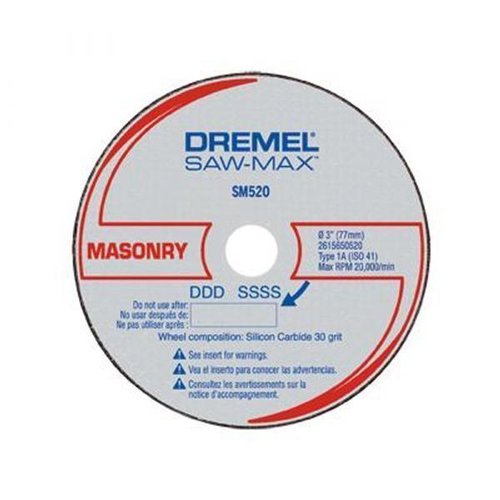 Disco De Corte Para Cerâmica E Alvenaria Saw-Max Sm520 - Dremel  2615S520Nc
