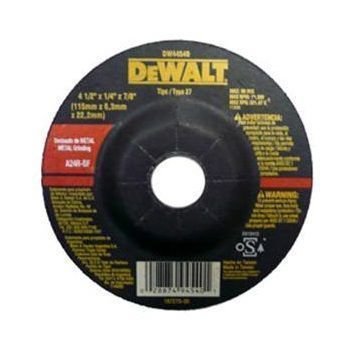 Disco De Desbaste Para Metal 4 1/2" X 1/4" X 7/8" Dewalt Dw44540