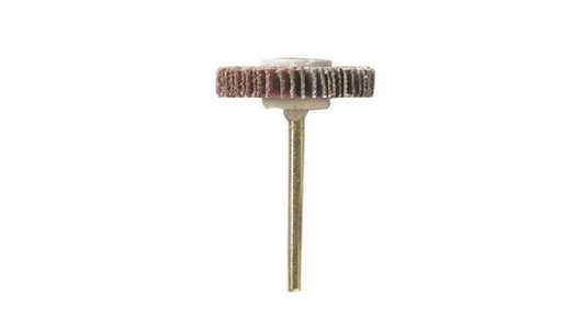 Disco De Lixa Flap Dremel 505 4,8Mm Grão 120 Médio Para Acabamentos Metal, Madeira, Plástico 2615000505