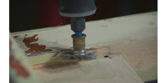 Escova Abrasiva Dremel Ez471Sa Para Detalhes De 25,4Mm Grao 36 Grosso Para Metal, Madeira, Aluminio E Plástico - Sistema Ez Lock Troca Rapida 2615E471Aa