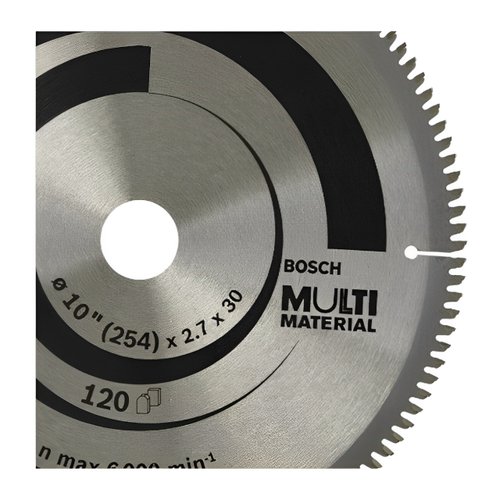 Disco Serra Circular Multimaterial 10 Bosch 254x2.7x30mm